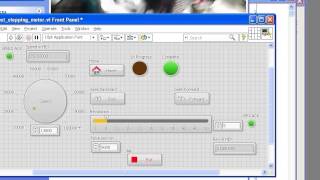 LabVIEW control stepping motor via PLC FX3U serial comm [upl. by Alysia]