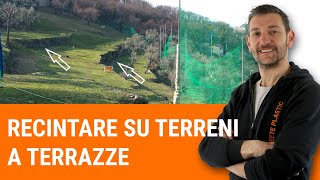 Recinzione su terreni con terrazzamenti Come fare [upl. by Aerda281]