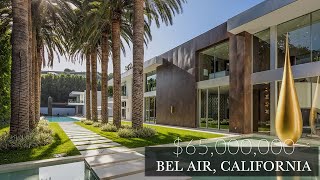 INSIDE A 65 MILLION DOLLAR BEL AIR MANSION  STEP INSIDE [upl. by Leahcimed]