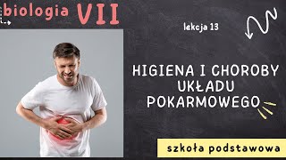 Biologia 7 Lekcja 13  Budowa i rola układu pokarmowego [upl. by Izawa492]