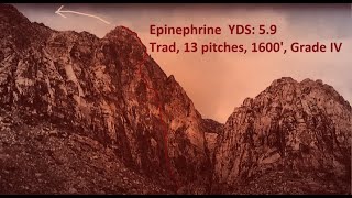 Climbing Epinephrine Red Rocks [upl. by Aynwat]