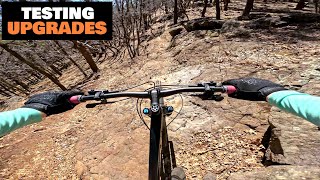 Test Riding My Newly Upgraded Roscoe  Rogers Lake  SGT Swoop  Mountain Biking Flagstaff Arizona [upl. by Noraf]