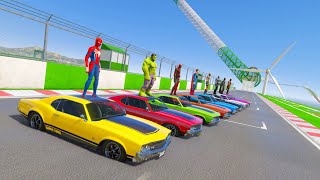 GTA V lets fun with muscle cars on awesome longest map [upl. by Paulsen974]