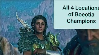 Assassins Creed Odyssey  Find and Assassinate The Boeotian Champions Location [upl. by Nioe]