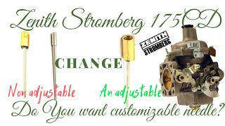 Stromberg 175 CD2 Replacing Fixed Needles with Adjustable Needles STROMBERG175CD carburettor [upl. by Pellikka]