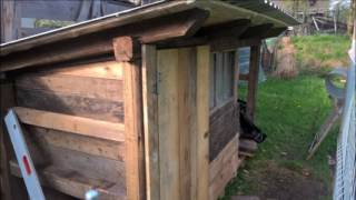 Kurník Jak postavit kurník pro slepice z palet How to build a chicken coop chicken house [upl. by Nilyarg]