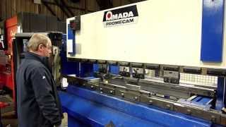 Amada Promecam APX 80 25 Pressbrake 1996 [upl. by Indyc859]