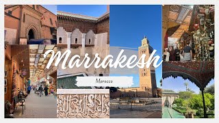 Marrakesh Vlog Morocco Visiting Marrakesh [upl. by Eeliab]