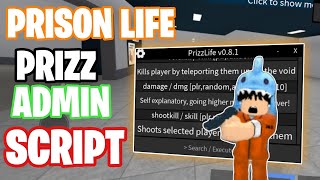 Prison Life Script Pizz Admin Roblox Showcase  Arceus X [upl. by Federica]