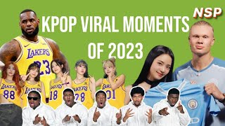 Kpop Viral Moments 2023  Reaction [upl. by Jopa614]