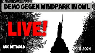 ❗ LIVE ❗Demo gegen Windpark  Rettet die Adlerwarte 🦅amp den Hermann Bürgerprotest in Detmold OWL NRW [upl. by Pietro]