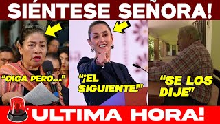 SIÉNTESE SEÑORA TREMENDA HUMILLADA A REYNA AHORA SÍ RESPETAS NI AMLO SE ATREVIÓ A ESTO ¡BOOM [upl. by Zeba190]