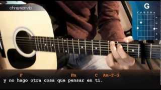 Cómo tocar quotTe quieroquot de Hombres G en Guitarra Acústica HD Tutorial  Christianvib [upl. by Penn]