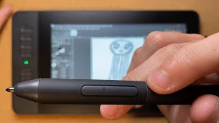 Digitally Drawing a Legman on a Gaomon PD1161 Drawing Monitor [upl. by Renato]