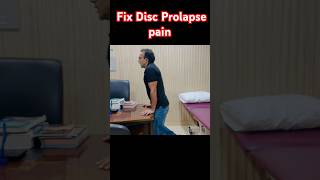 Fix Disc Prolapse pain or Sciatica with 1 Exercise  Sciatica pain Relief Exercise tips foryou [upl. by Calvert]