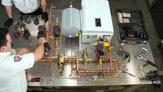 Navien NHB Boiler Build Toronto AccuServ [upl. by Neladgam]