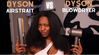 REVIEW dyson airstrait vs dyson blowdryer [upl. by Fowler]