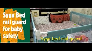 SYGA Premium baby bed rail  Baby safety guard  Syga bed rail Installation [upl. by Eile]