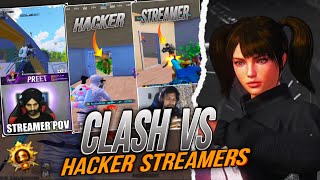 Hacker amp Streamers VS Clash 😱 INTENSE CLUTCHES  BGMI pubgmobile clutch streamer [upl. by Suiramad]