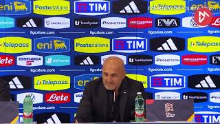 italia spalletti quotisraele SPERO SI RAGGIUNGA PRESTO LA PACEquot  quotCONTENTO DI TORNARE AD UDINEquot [upl. by Lauralee]