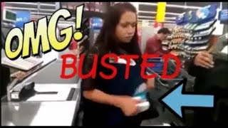 Walmart Shoppers BUSTED For Shoplifting [upl. by Yuu]