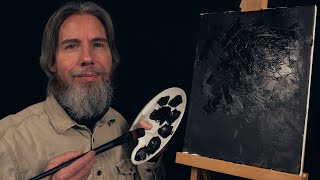 Relax with a Void Painter  ASMR  Painting Sounds Brushes amp Palette Knife [upl. by Fulmis77]