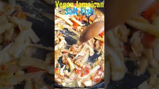 Vegan Jamaican Saltfish Rundown shorts youtubeshorts [upl. by Cowley]