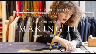 Making Itquot Molly Anderson Richard Anderson Savile Row  Vitale Barberis Canonico [upl. by Sands]