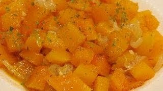 Sauteed Butternut Squash [upl. by Akitnahs]