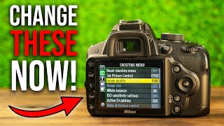 Nikon D3200 Best Photo Settings For Beginners  Complete Photography Settings Guide [upl. by Ahsiea]