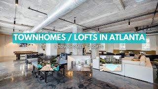 TownhomesLofts in Atlanta  Atlanta Apartment Tour  Angell K [upl. by Salome538]