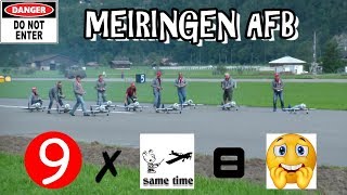 DANGER 9x Remote Controlled Airplane Start and Fly Together [upl. by Enilarac]