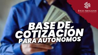 AUTÓNOMOS te explico la COTIZACIÓN en menos de 4 MINUTOS [upl. by Akineg]