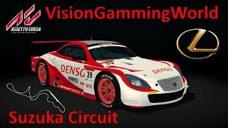 Lexus SC430 GT500  Suzuka International Circuit on Assetto Corsa [upl. by Disario763]