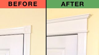 How to Replace Door Trim on a Pre Hung Door  Trim Carpentry [upl. by Wash]