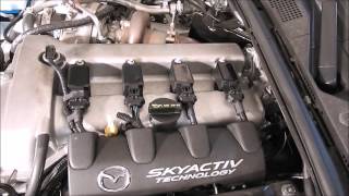 Turbo ND Miata Spark plug Removal Gap amp Installation how to [upl. by Annoet]