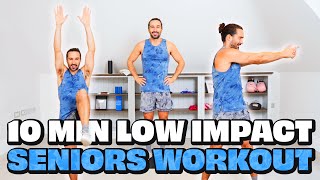 NEW 10 Minute Low Impact Seniors Workout  Joe Wicks Workouts [upl. by Joses]