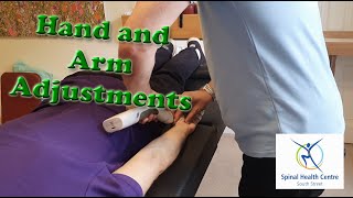 Chiropractic Activator Adjustment hands and arms [upl. by Aydidey]