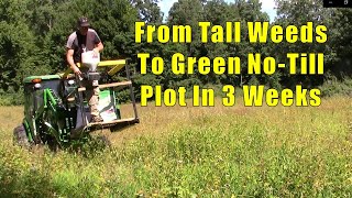 Planting NoTill Food Plots Step By Step [upl. by Llovera]