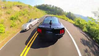 Hunted By a 370z Mustang vs Tail of the Dragon  Wind Noise Warning [upl. by Giana]