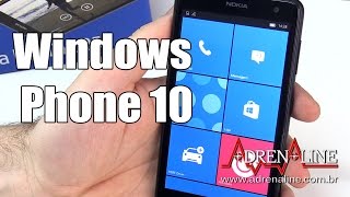 Veja como fica o Windows 10 em smartphones [upl. by Leis]