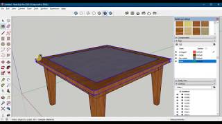 Cours Sketchup  Dessiner une table [upl. by Siloam]