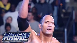 The Rock Vs Booker T No 1 Contender Match  SMACKDOWN [upl. by Thornie476]