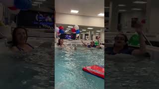 Swim spa CLEAROUT memorialday pool summer swimspa friends funnymemes funny funnyvideos [upl. by Whitnell]