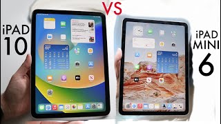 iPad 10th Generation Vs iPad Mini 6 Comparison Review [upl. by Auqeenwahs]