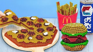 Best of MAGNET COOKING Compilation 2  DIY Satisfying Magnet Balls  Stop Motion Cooking ASMR [upl. by Hsivat]