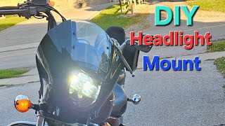 Install LED headlight on Honda Shadow [upl. by Initirb256]