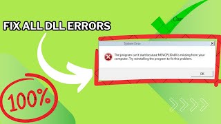 Fix All Dll File Errors In Windows NEW [upl. by Sorensen]