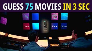 Guess 75 Movies in 3 Seconds Photo Challenge  Hard Quiz [upl. by Zevahc]