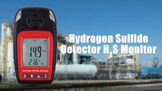 TK338PLUS Hydrogen Sulfide Detector H₂S Monitor [upl. by Marden544]